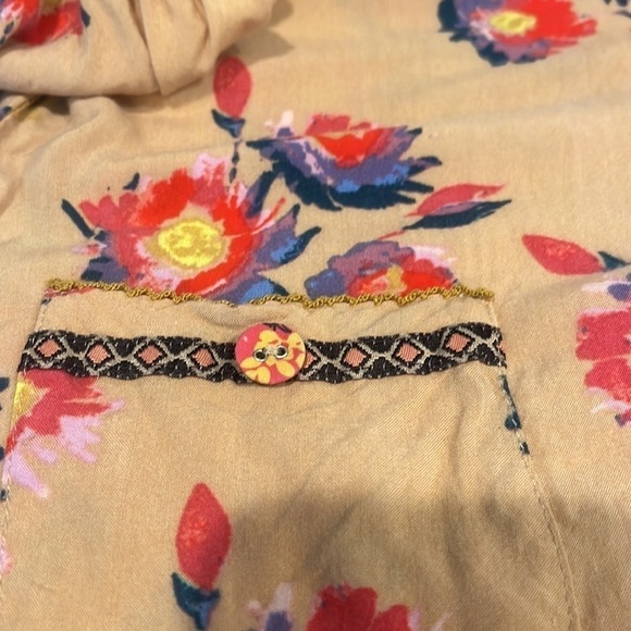 Matilda Jane Girls Tween Floral Top Blouse 3/4 sleeve size 12 - Picture 6 of 6